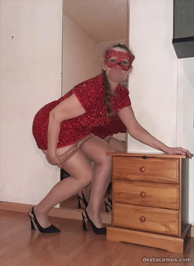 Escort blanca curvy en Málaga