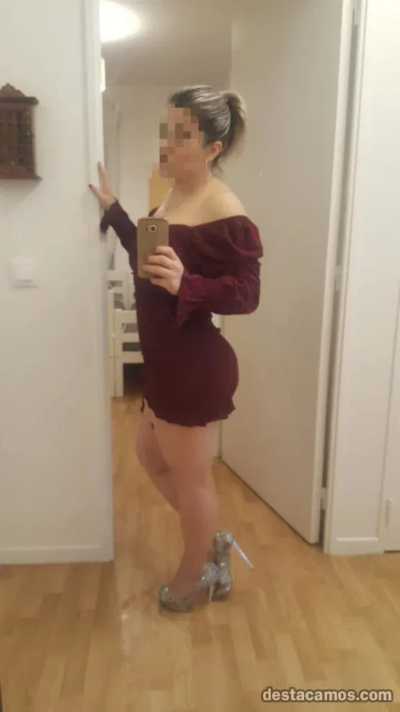 Escort blanca curvy en Madrid