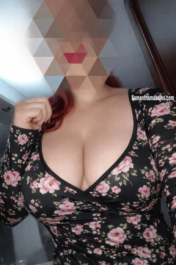 Escort blanca curvy en Madrid