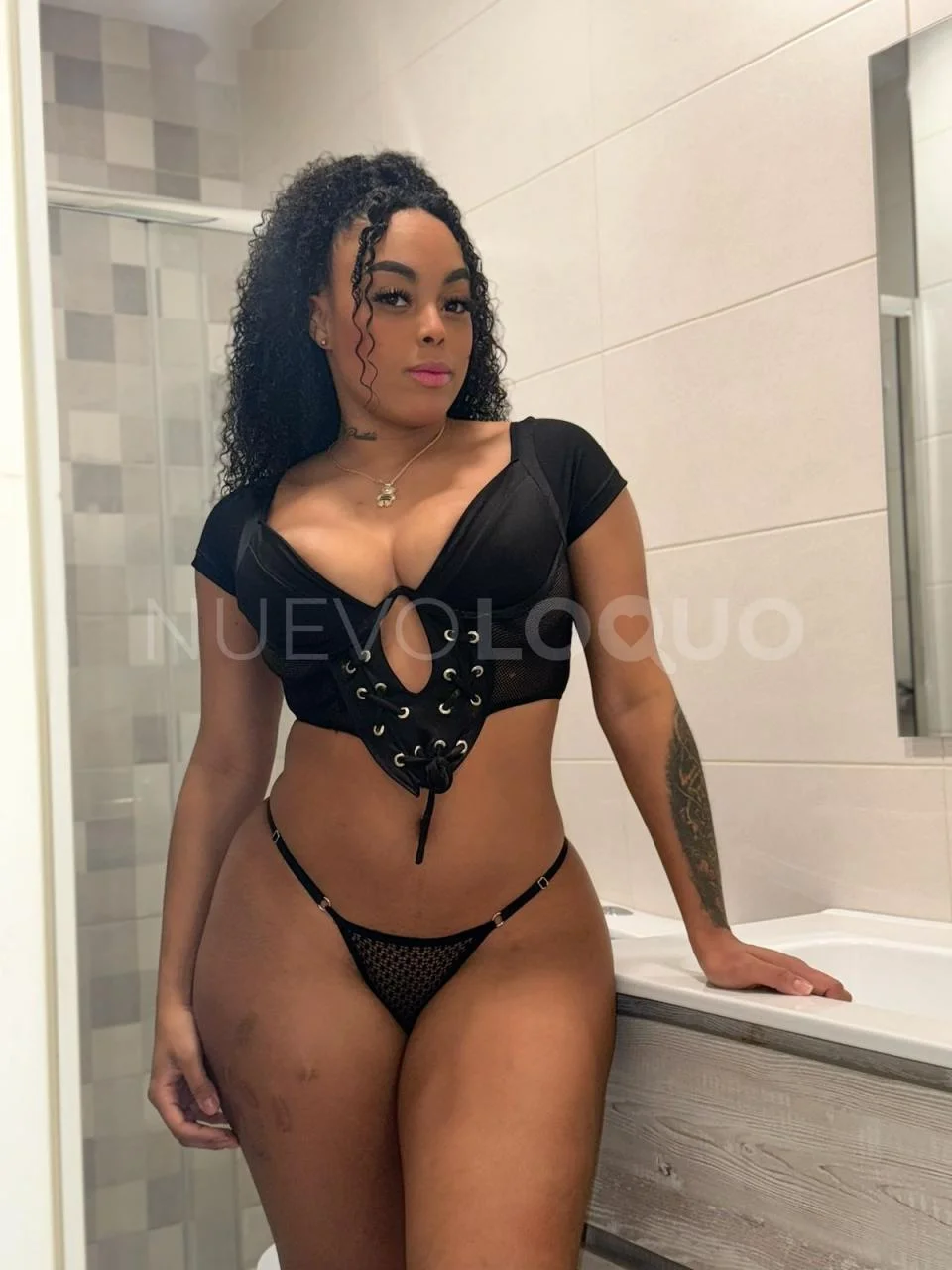 Escort mulata curvy en Barcelona