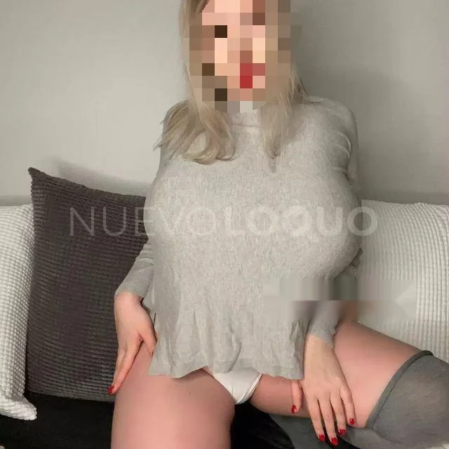 Escort blanca curvy en Barcelona