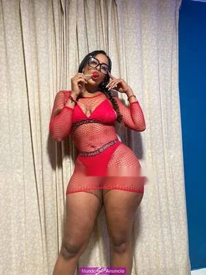 Escort mulata curvy en Barcelona