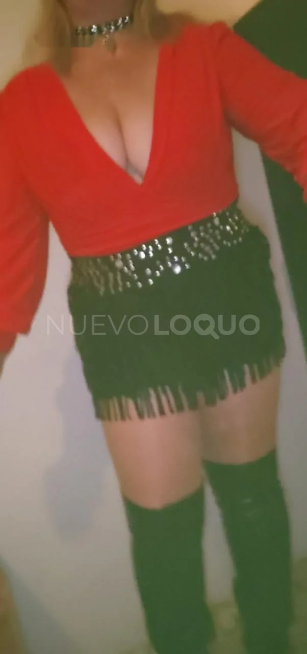 Escort blanca curvy en Barcelona