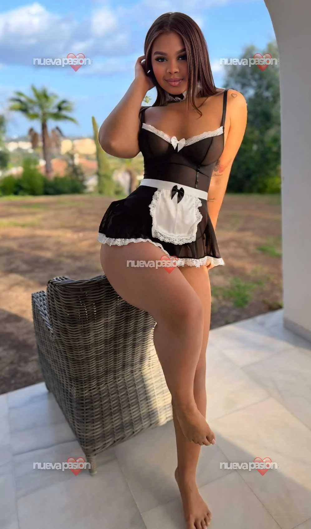 Escort mulata curvy en Marbella